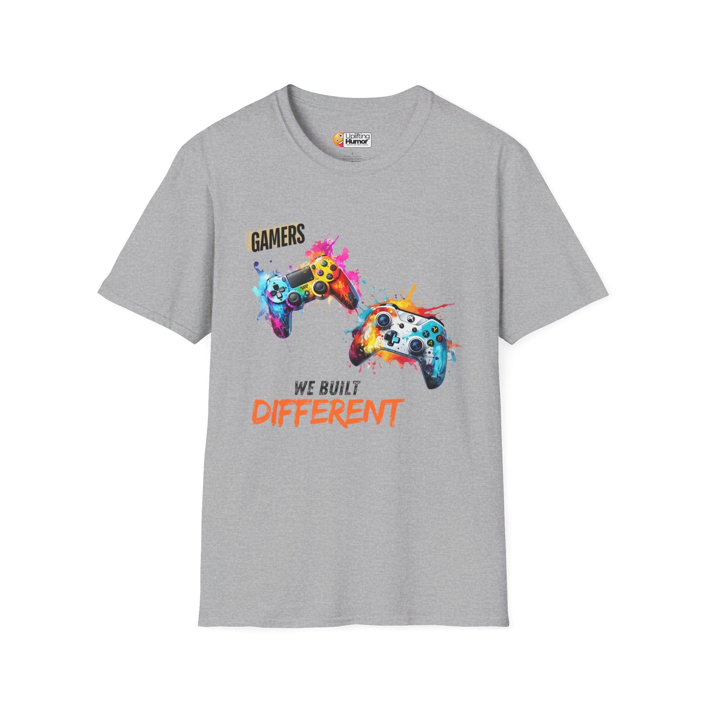 "Gamers We Built Different Shirt: Stand Out with Bold Gaming Style"