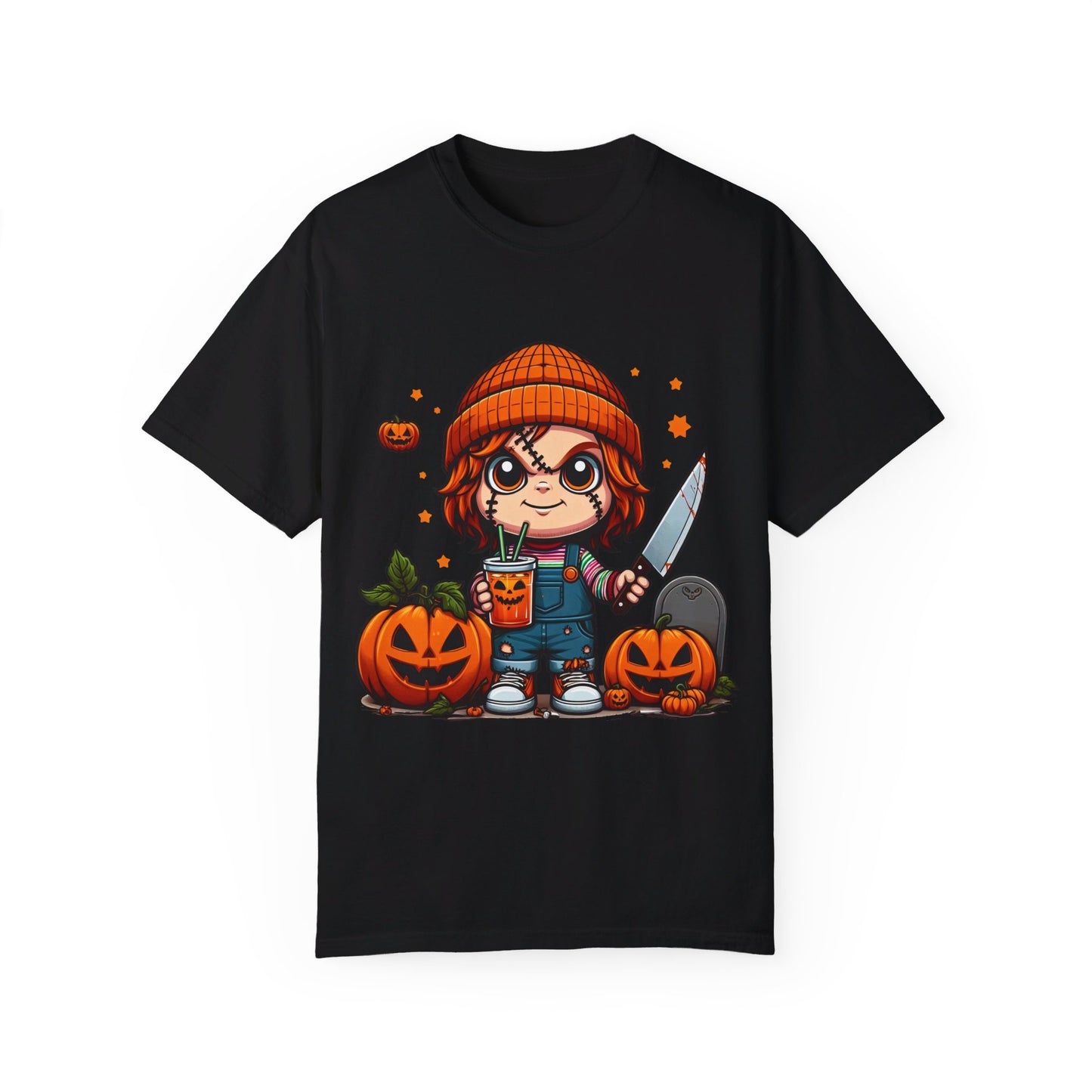 Little Chucky Halloween Shirt: Creepy-Cute Horror Style with a Fun Twist