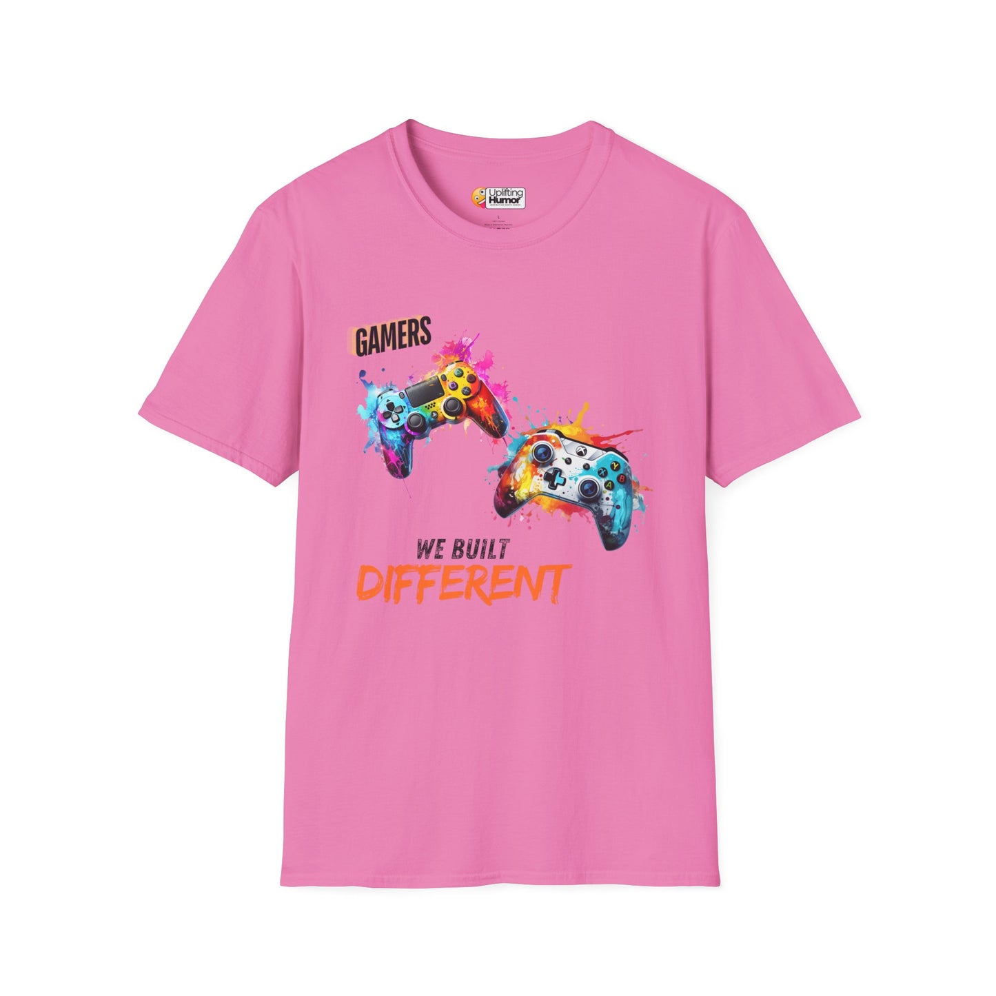 "Gamers We Built Different Shirt: Stand Out with Bold Gaming Style"