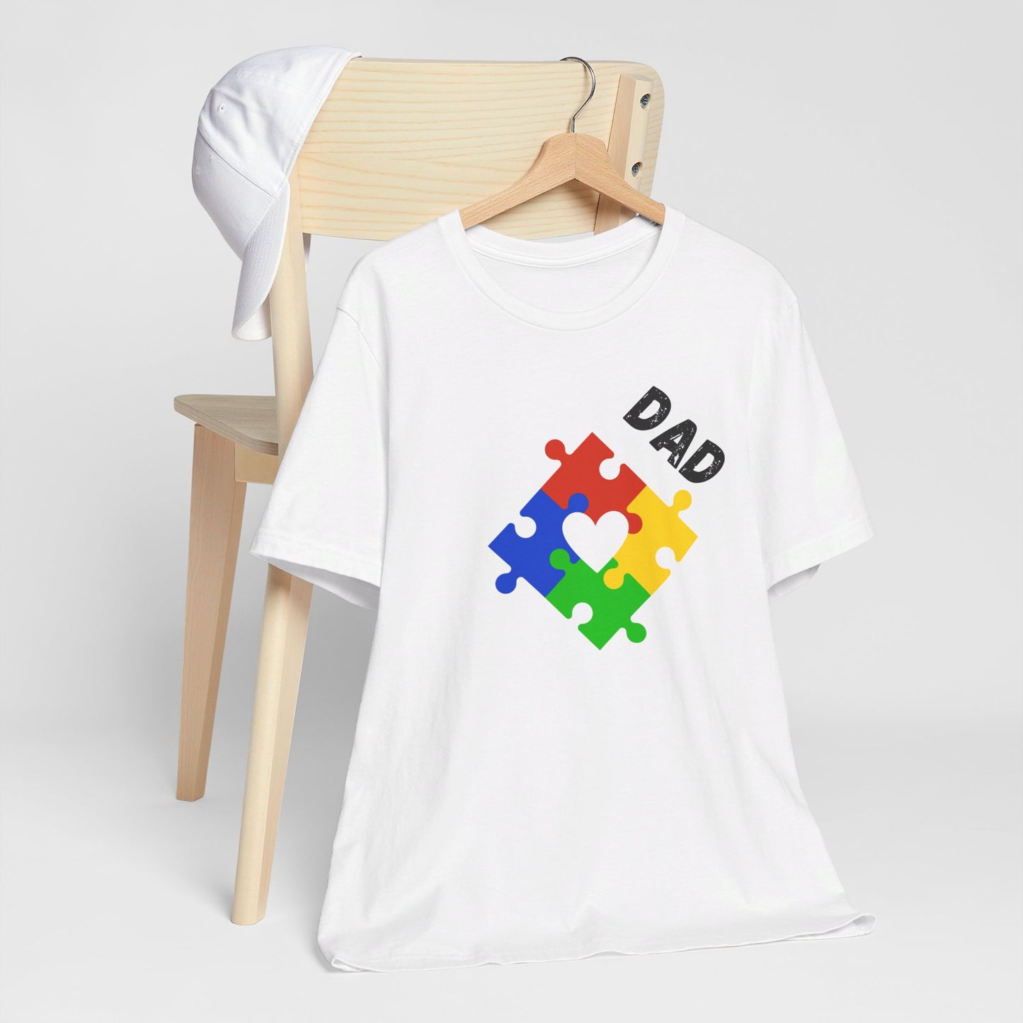 Dad Autism Unisex Jersey Short Sleeve Tee