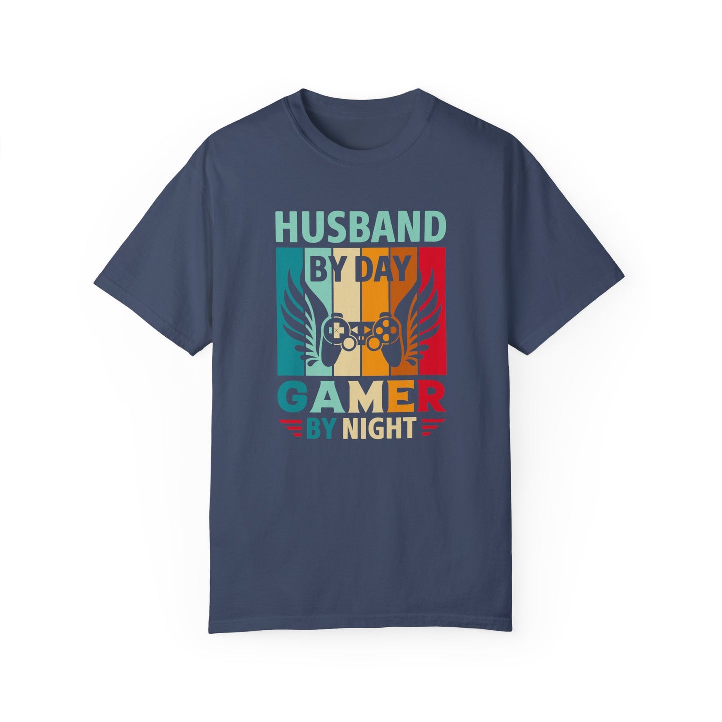 Husband by Day Gamer by Night Shirt: Perfect for Gaming Husbands