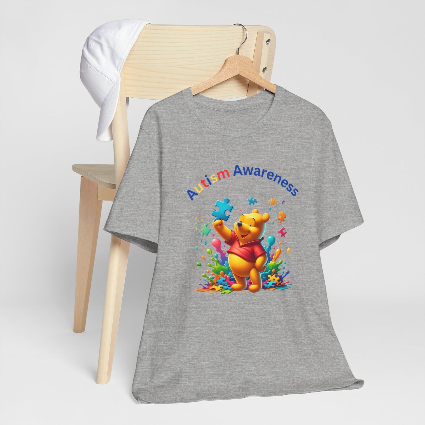 Winnie Autism Awareness Unisex Jersey Short Sleeve Tee