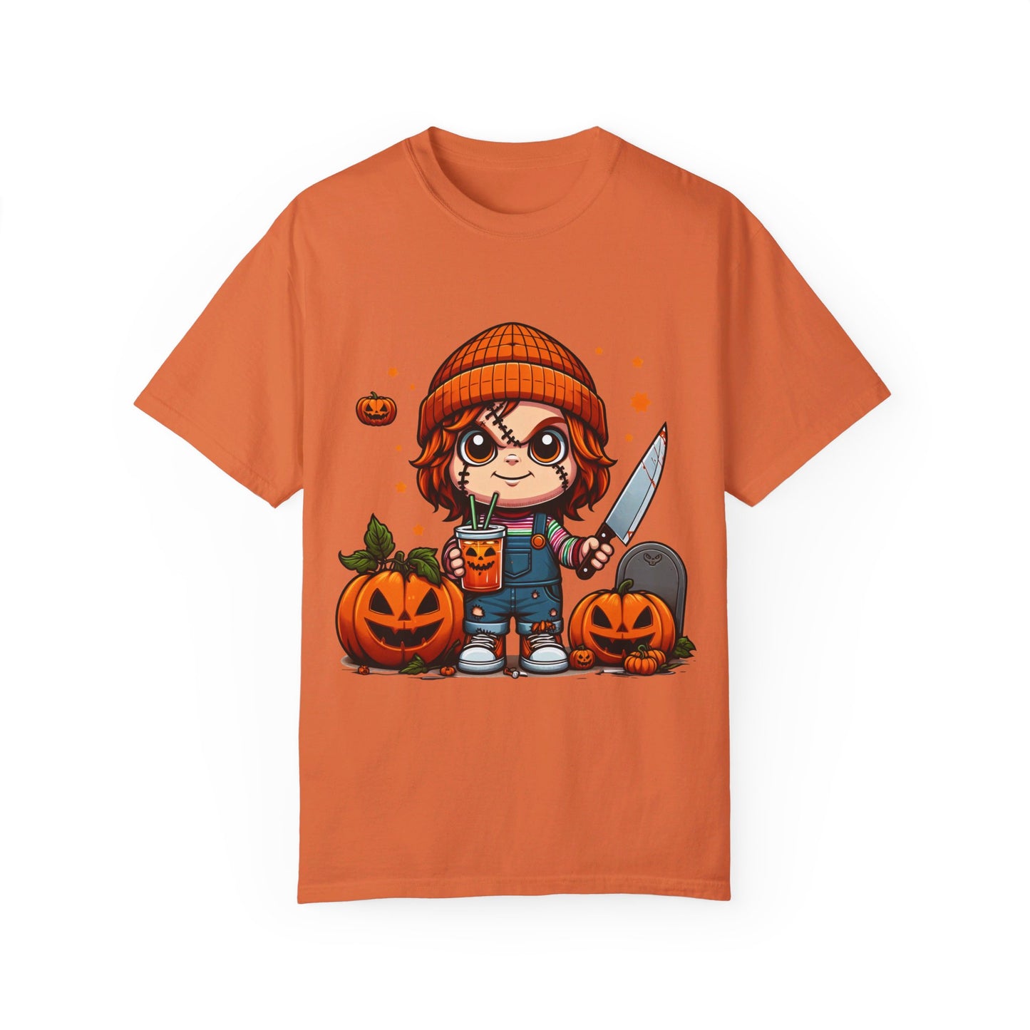 Little Chucky Halloween Shirt: Creepy-Cute Horror Style with a Fun Twist