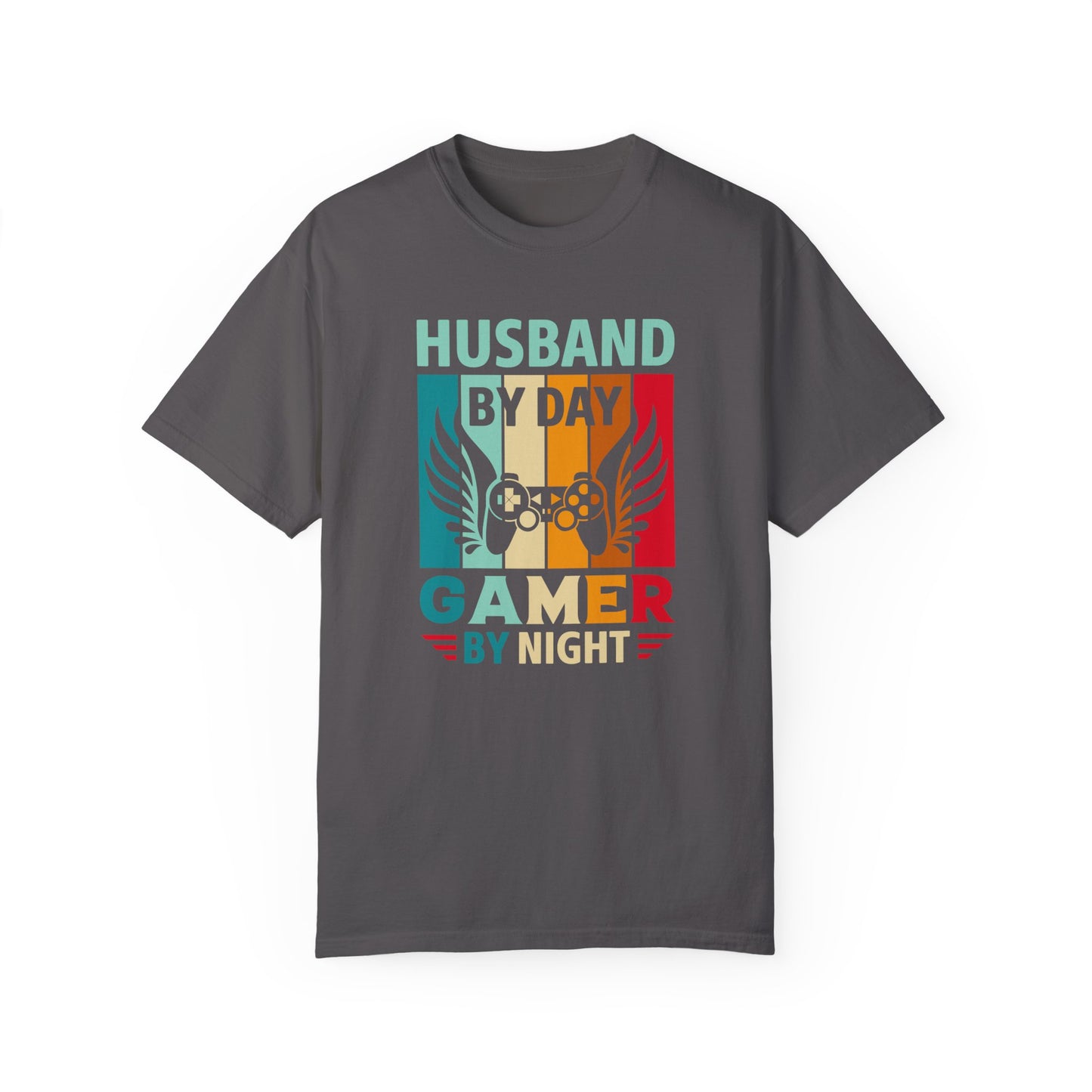 Husband by Day Gamer by Night Shirt: Perfect for Gaming Husbands