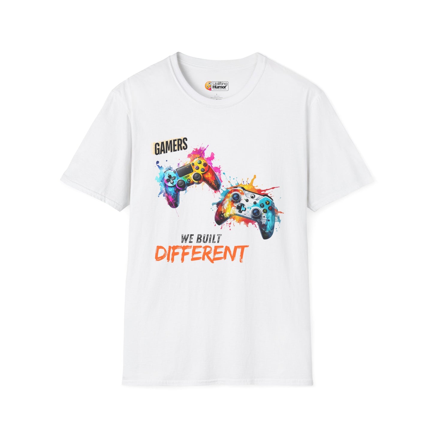 "Gamers We Built Different Shirt: Stand Out with Bold Gaming Style"