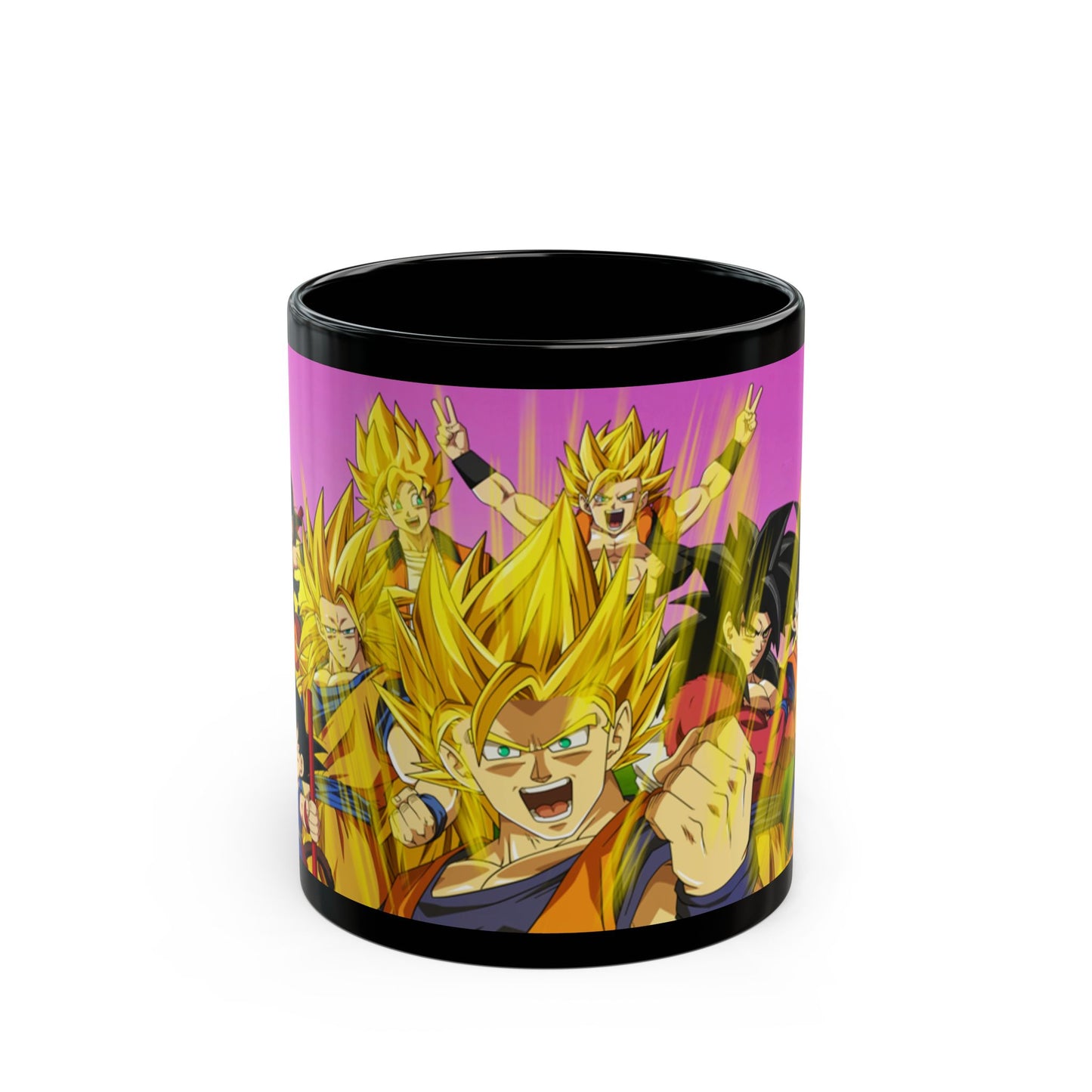 Anime power Black Mug (11oz)