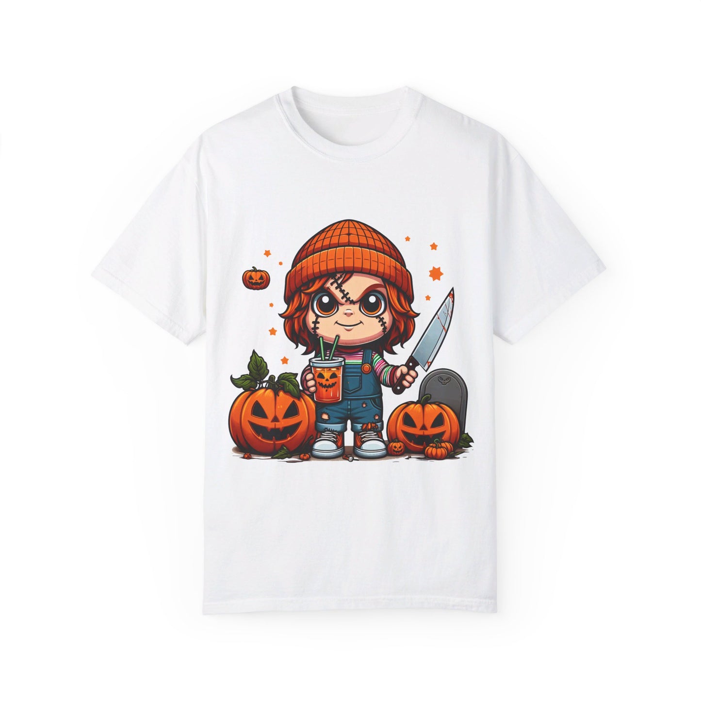 Little Chucky Halloween Shirt: Creepy-Cute Horror Style with a Fun Twist