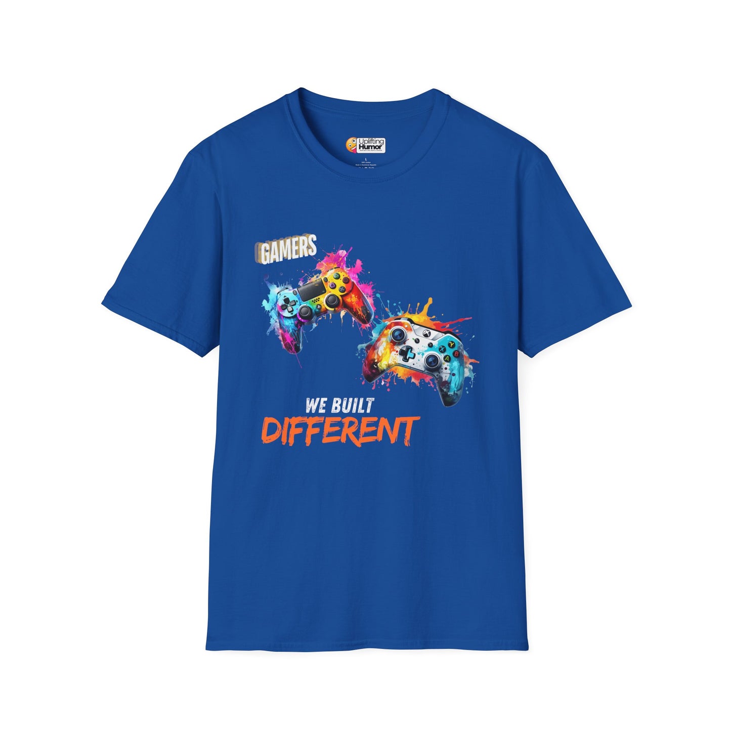 "Gamers We Built Different Shirt: Stand Out with Bold Gaming Style"