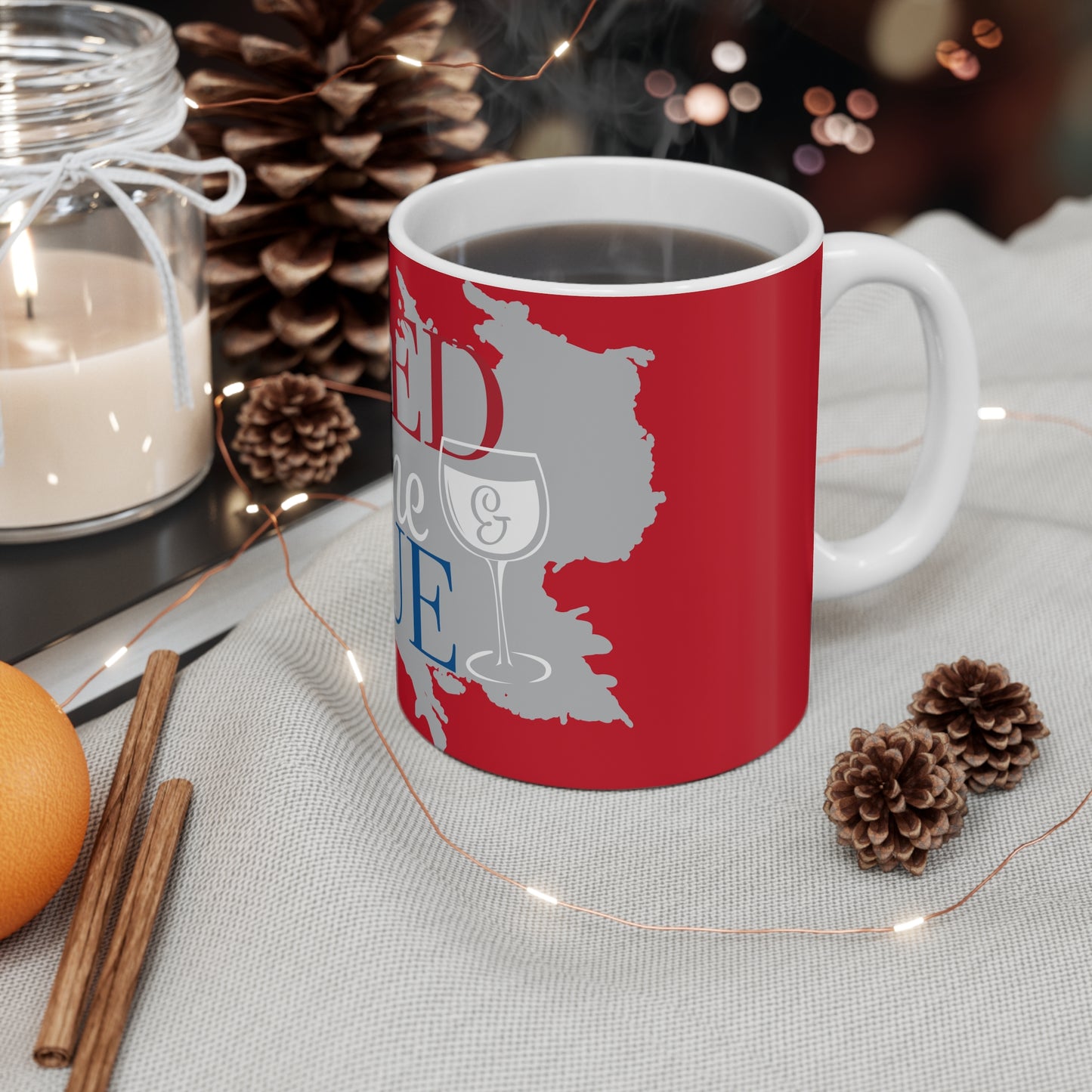 Red, White, & Blue Mug 11oz