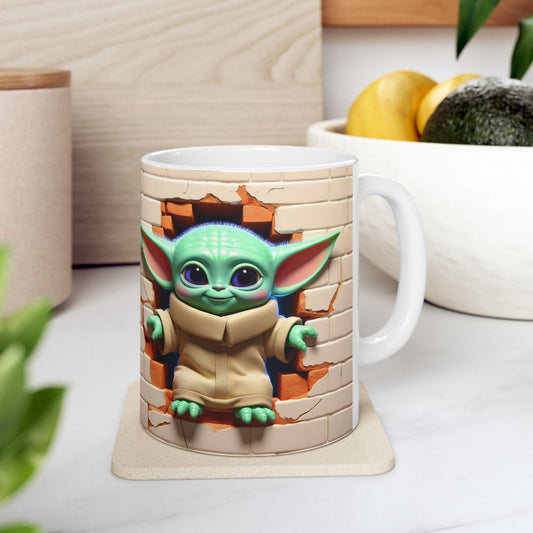 "The Force is here" Ceramic Mug, (11oz)