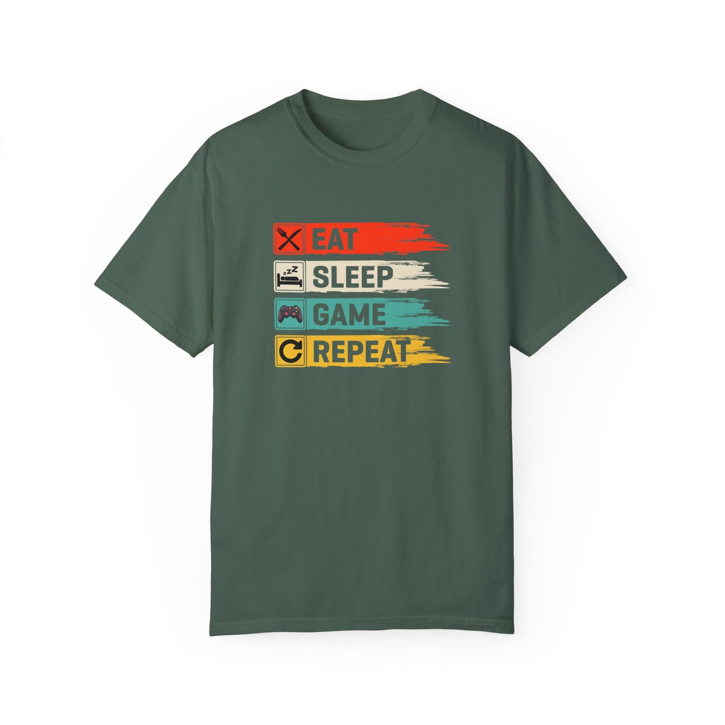 Eat, Sleep, Game, Repeat Shirt: The Ultimate Gamer Lifestyle Tee