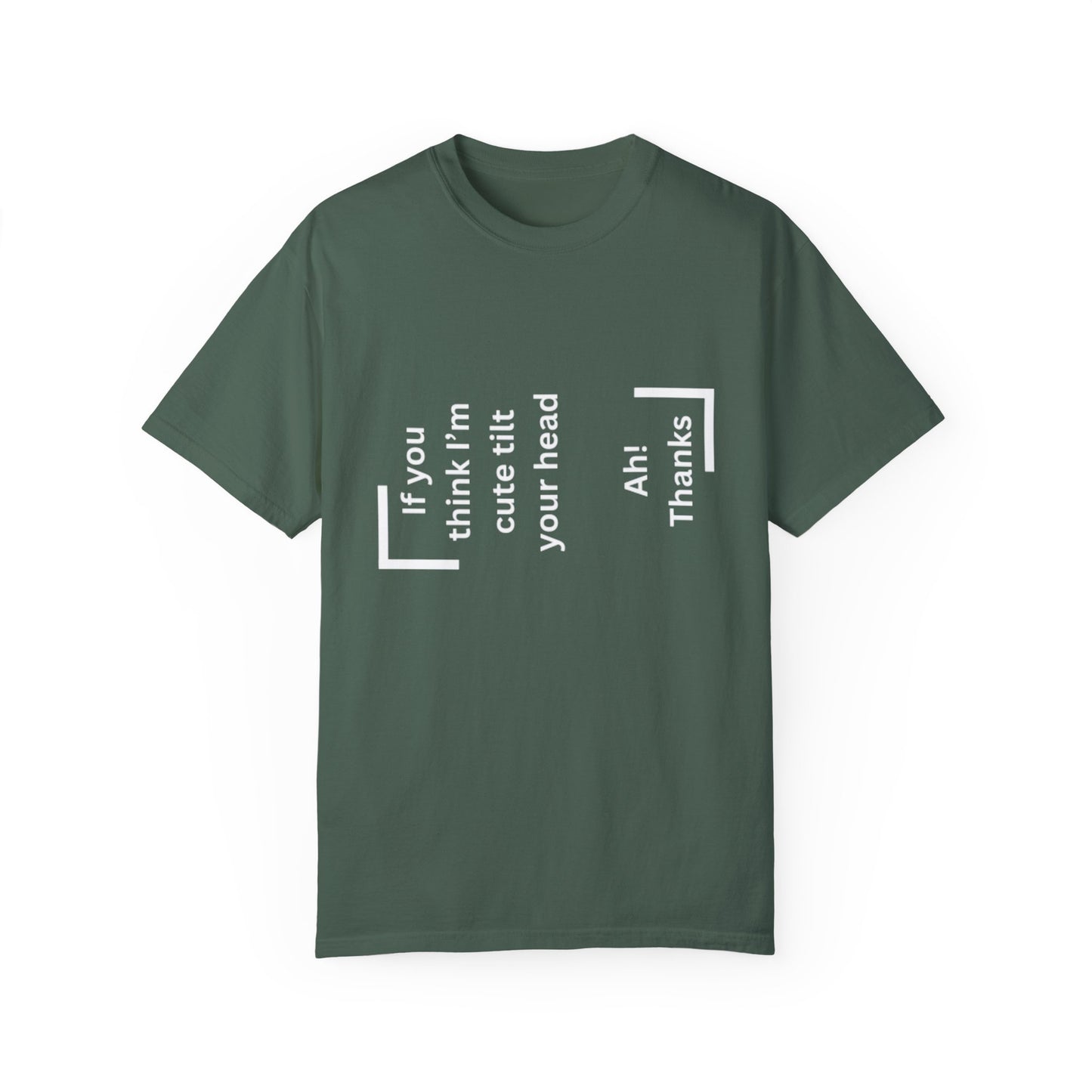 If You Think I'm Cute Tilt Your Head Shirt: Fun and Flirty Style