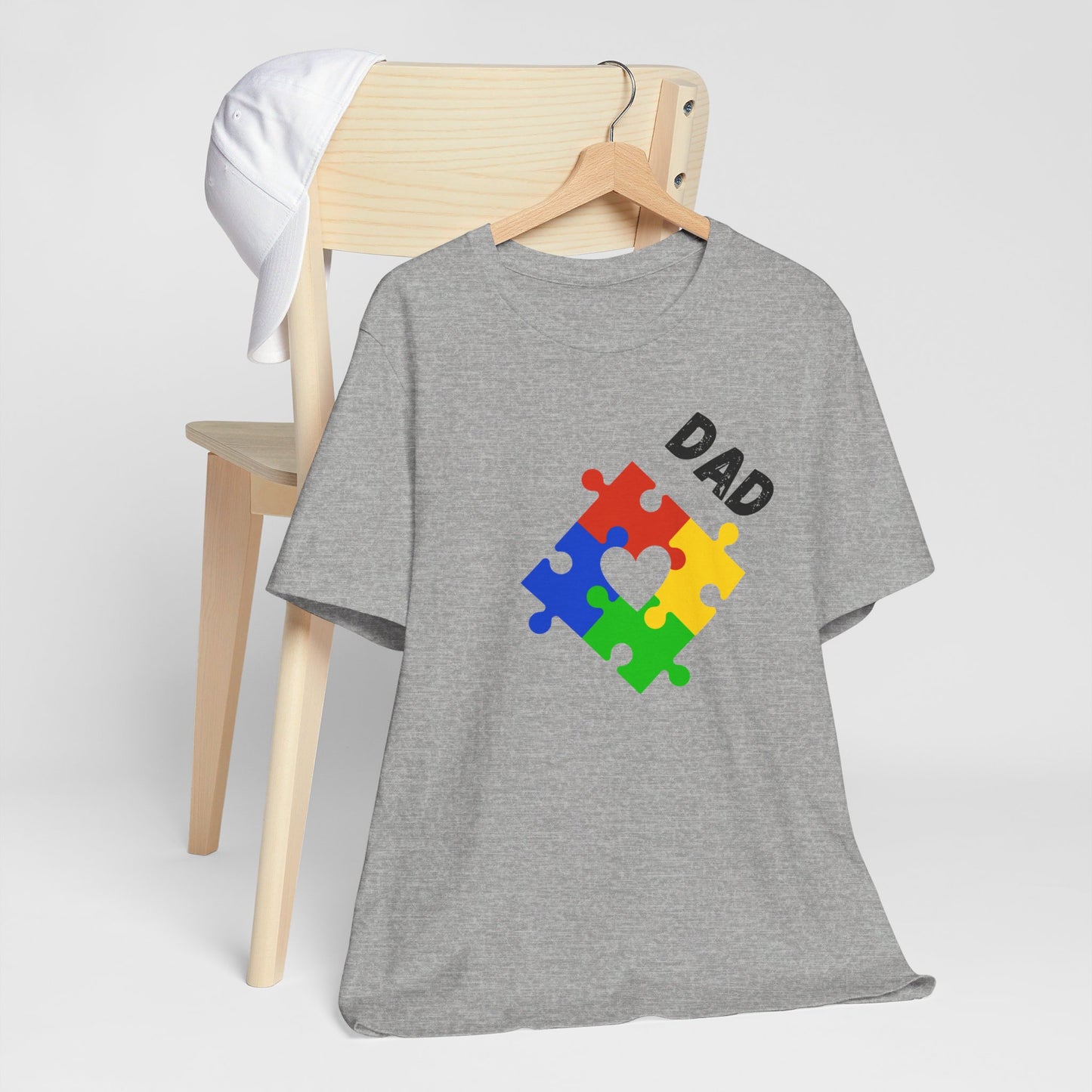 Dad Autism Unisex Jersey Short Sleeve Tee