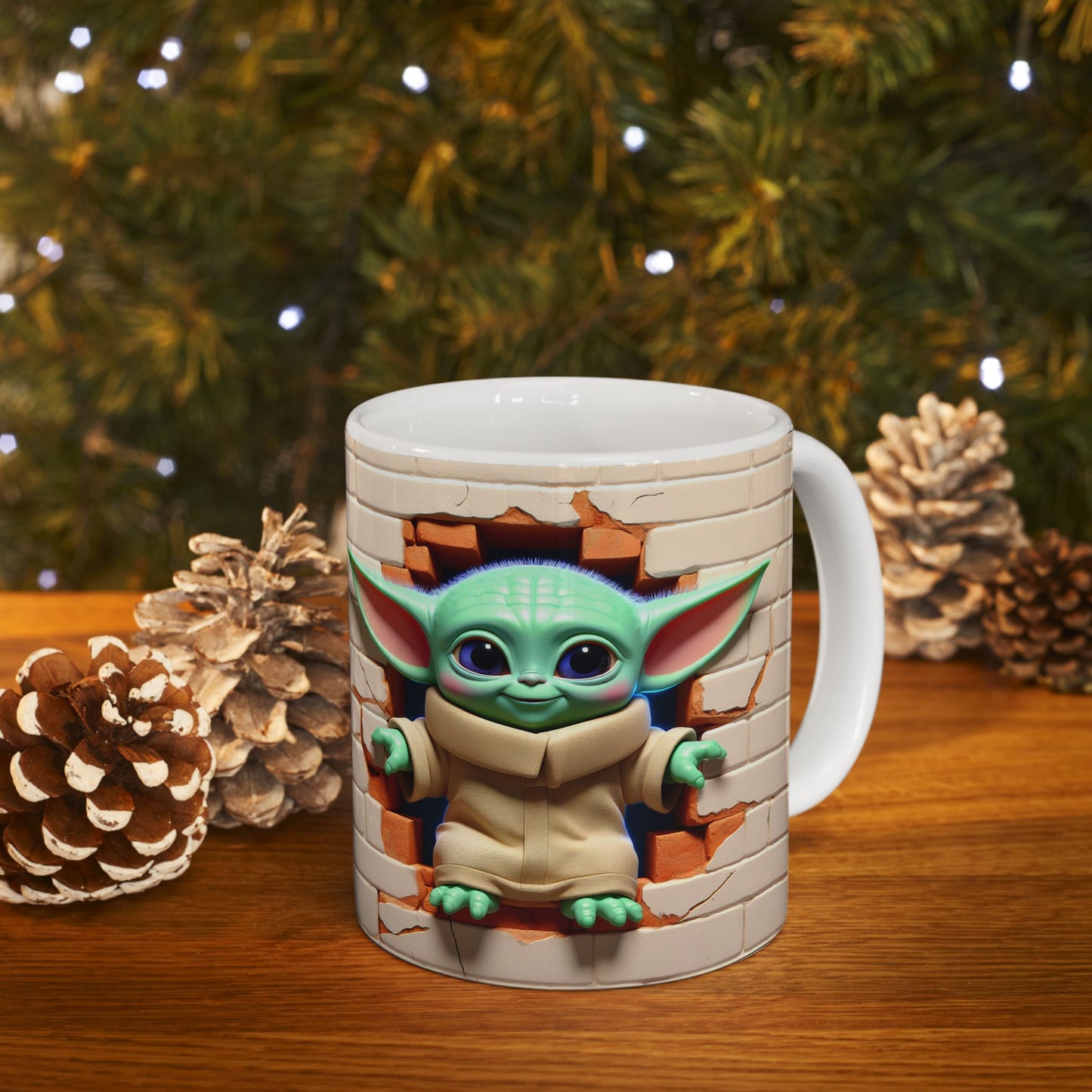 "The Force is here" Ceramic Mug, (11oz)