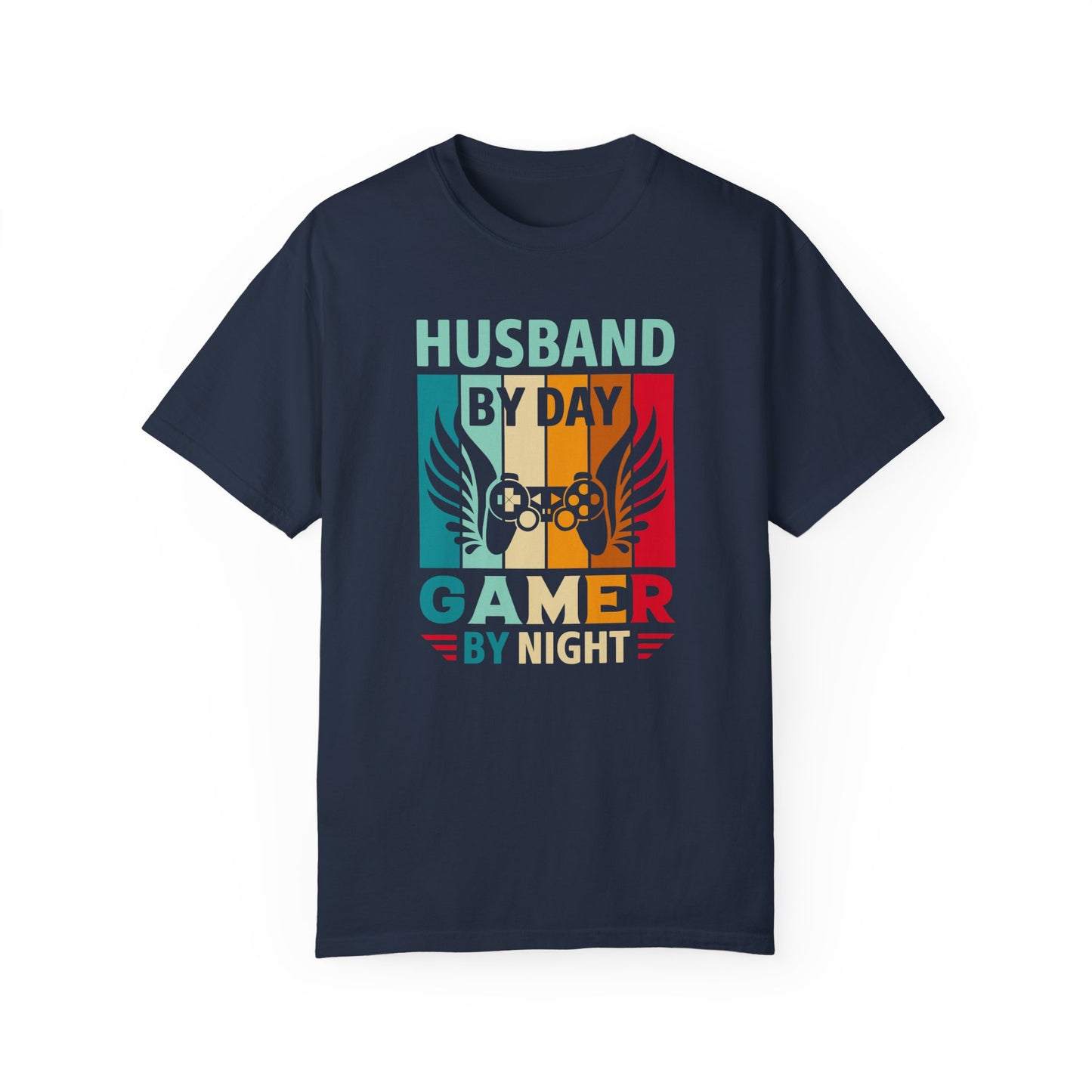 Husband by Day Gamer by Night Shirt: Perfect for Gaming Husbands