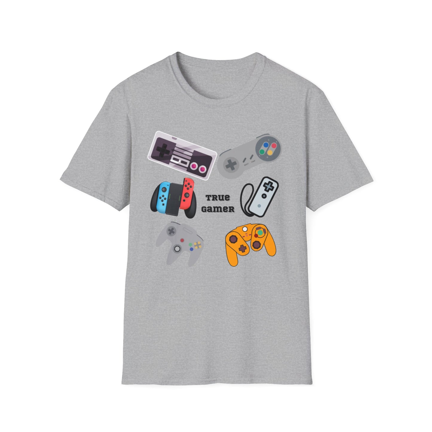 "True Gamer Controllers" Part 1 Unisex T-Shirt