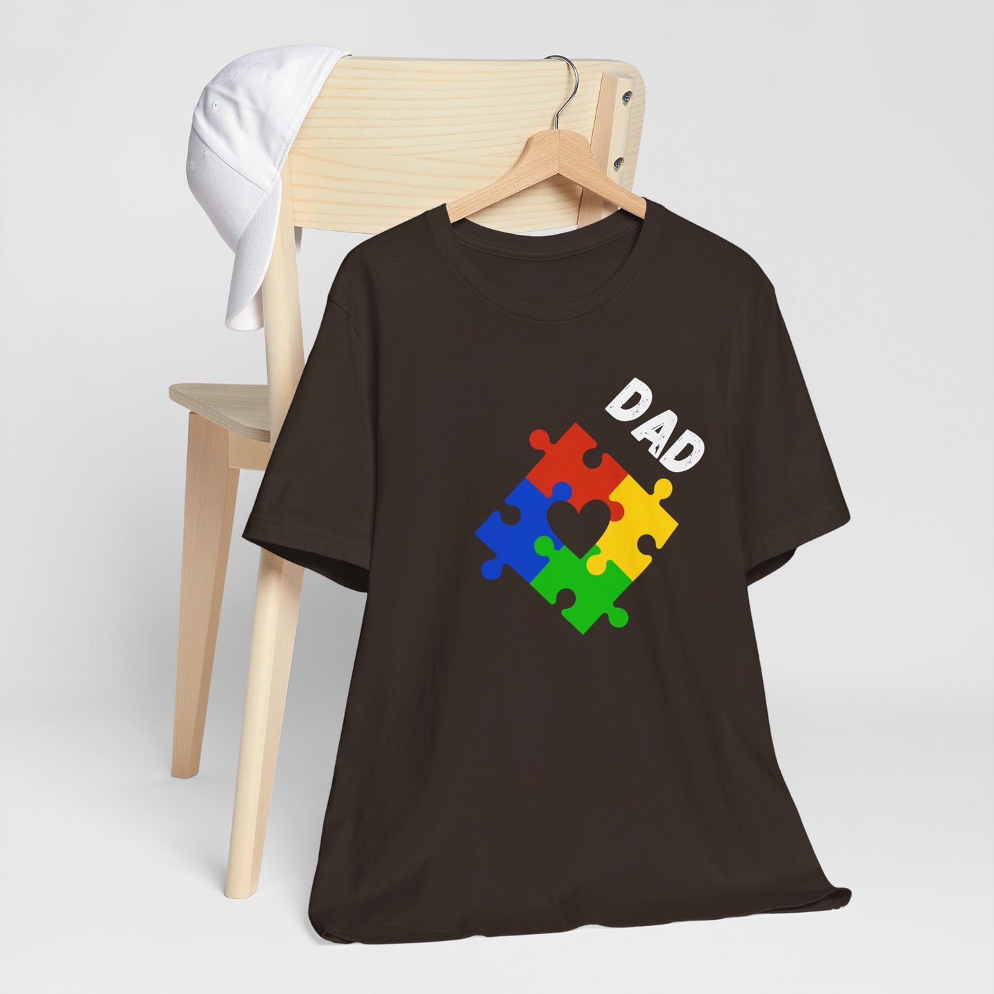 Dad Autism Unisex Jersey Short Sleeve Tee