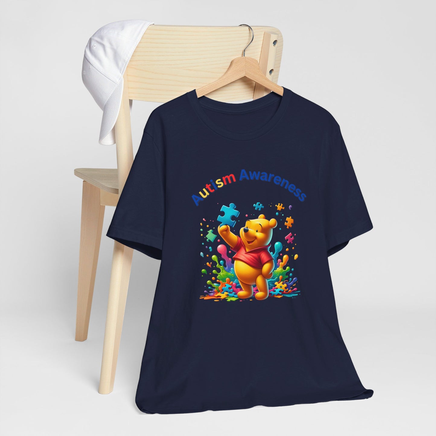 Winnie Autism Awareness Unisex Jersey Short Sleeve Tee