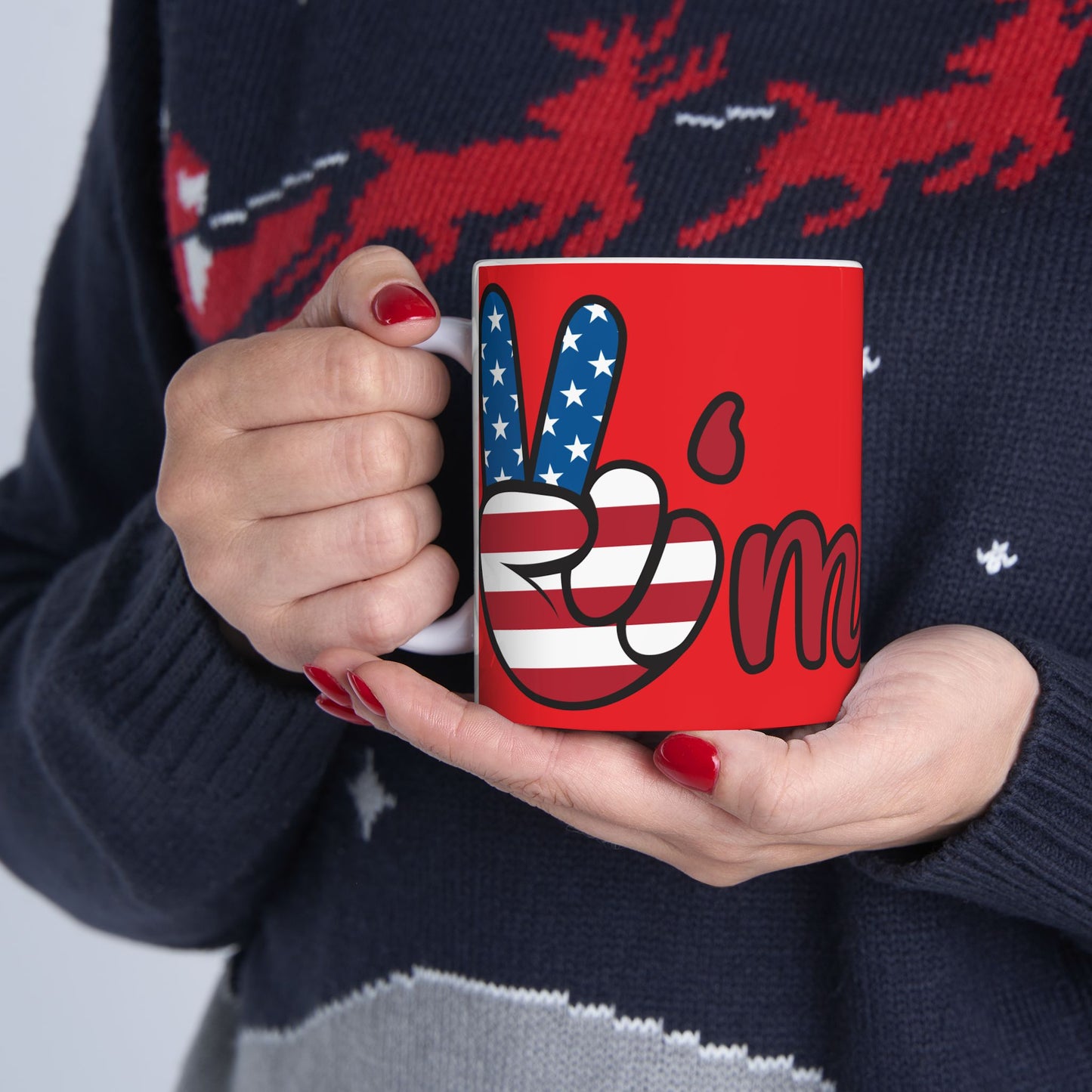 America Ceramic Mug, (11oz, 15oz)