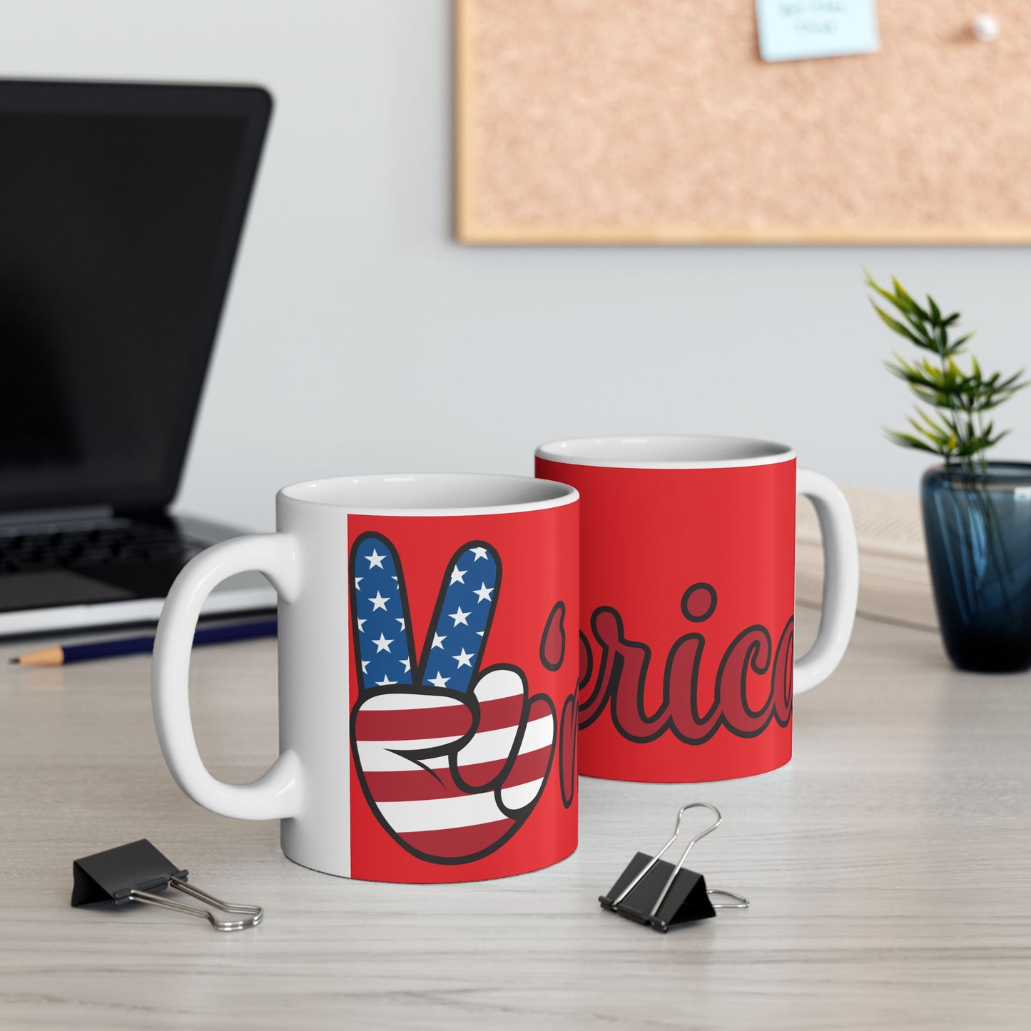 America Ceramic Mug, (11oz, 15oz)