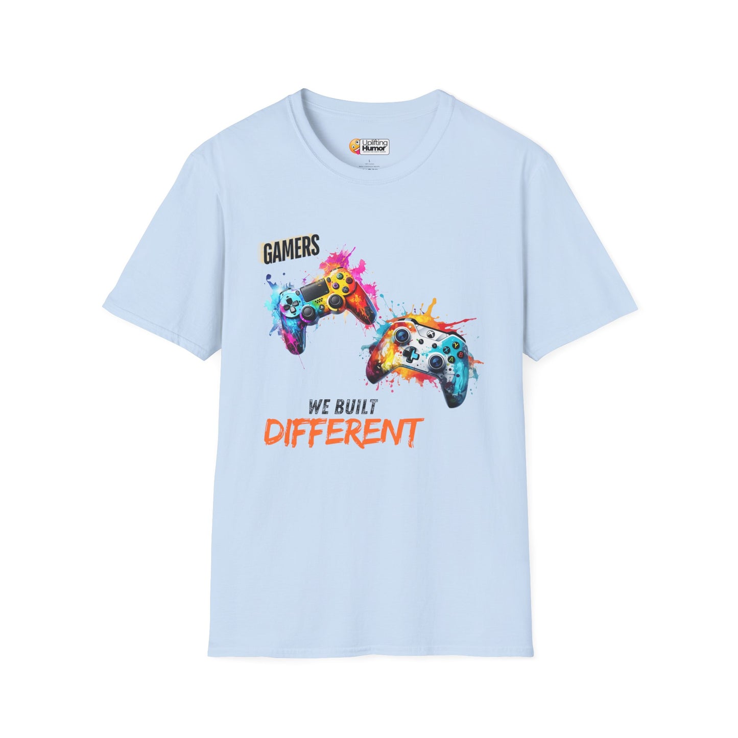 "Gamers We Built Different Shirt: Stand Out with Bold Gaming Style"