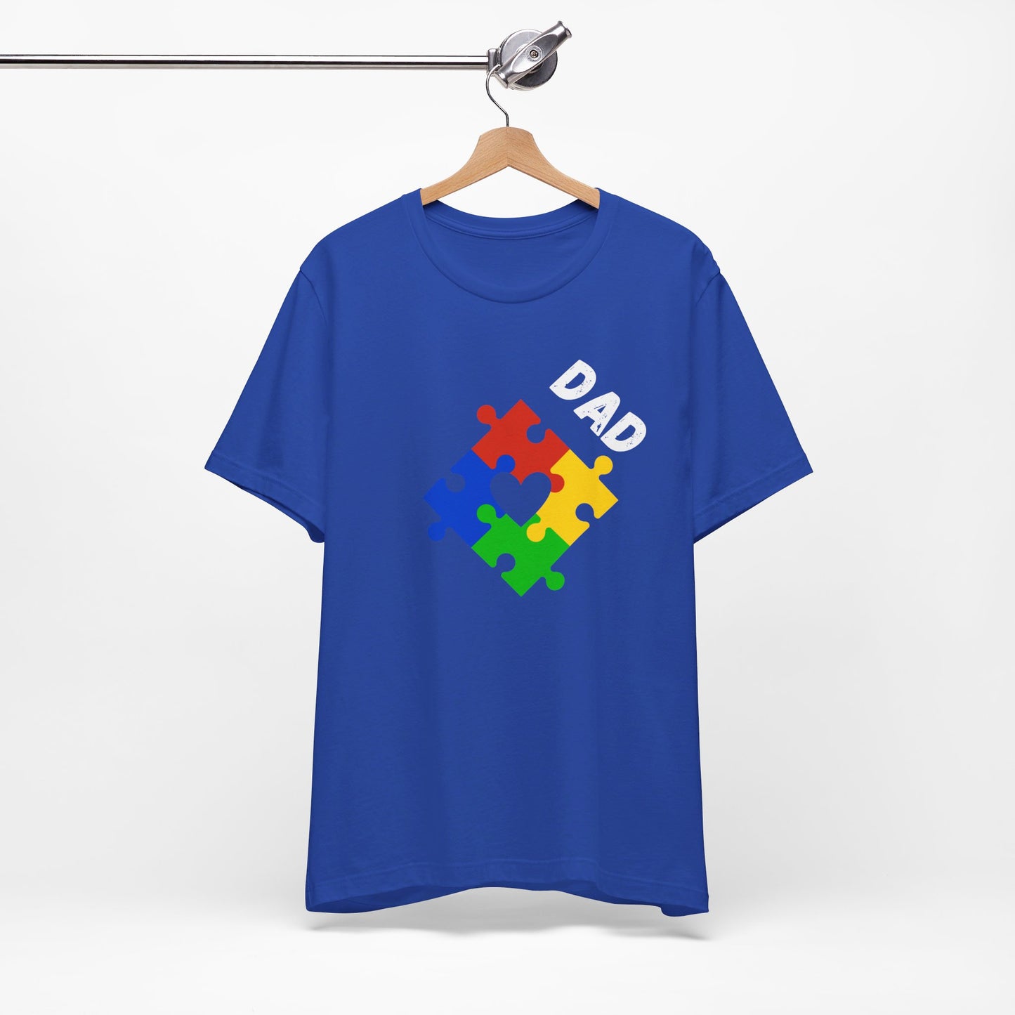 Dad Autism Unisex Jersey Short Sleeve Tee