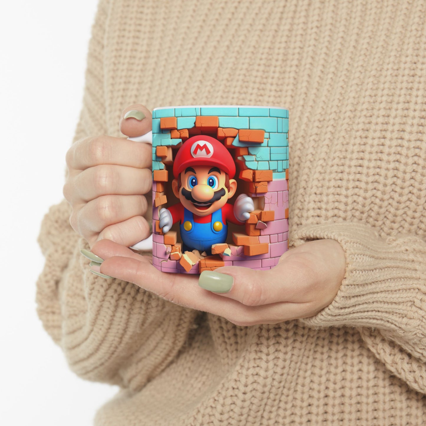 Mario Ceramic Mug, (11oz)