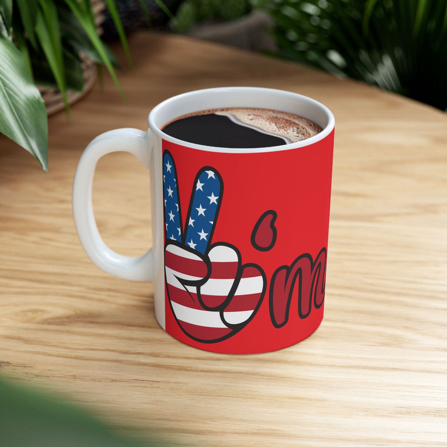 America Ceramic Mug, (11oz, 15oz)