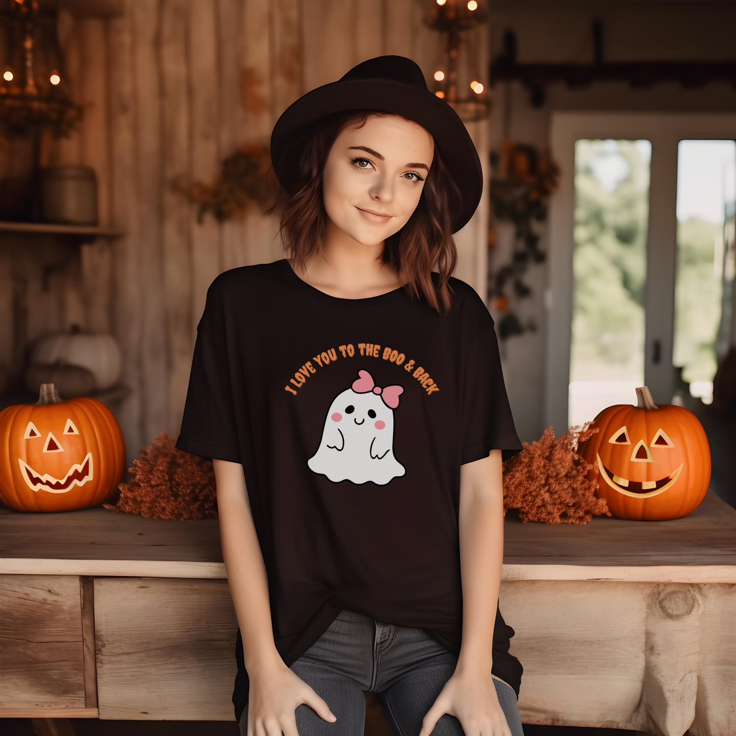 I Love You to the Boo and Back Shirt: Cute Ghostly Halloween Style