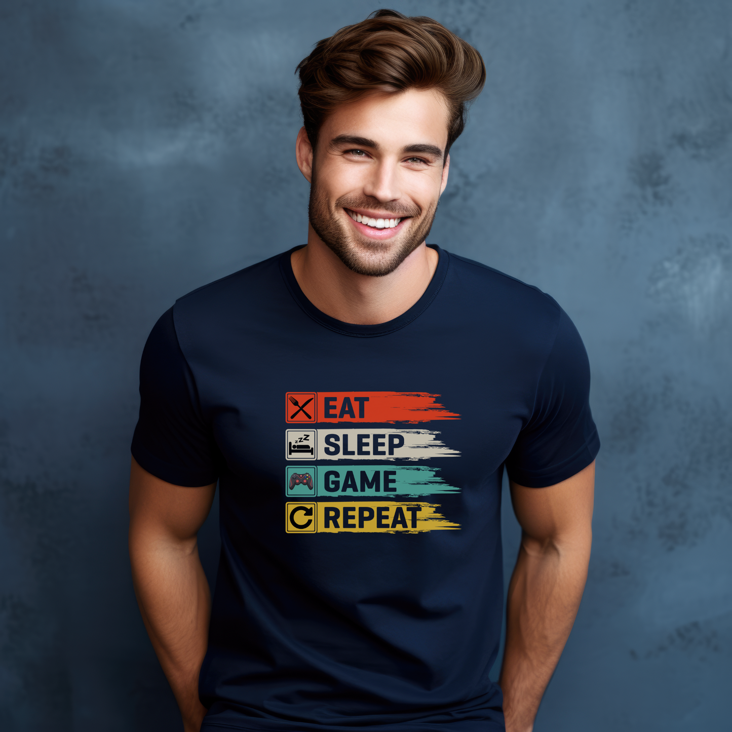 Eat, Sleep, Game, Repeat Shirt: The Ultimate Gamer Lifestyle Tee