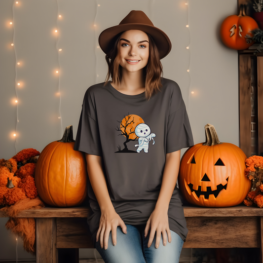 Cute Mummy Shirt: Adorable Halloween Style for Spooky Fun