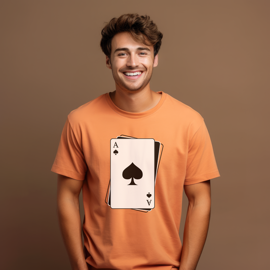 Ace Card Deck Shirt: Bold Poker & Casino Style Apparel