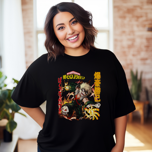 Bakugo My Hero Academia Shirt: Explosive Anime Apparel for Fans