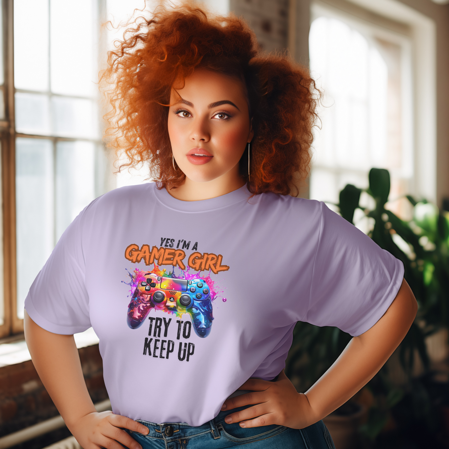 Yes, I'm a Gamer Girl Try to Keep Up Shirt: Bold Gaming Apparel for Women